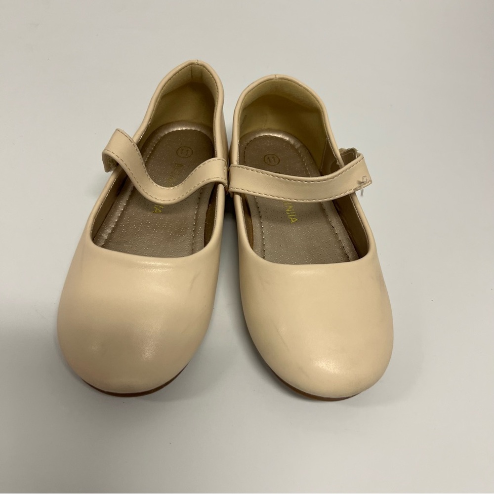 Panda Ninjia Girls Cream Shoes